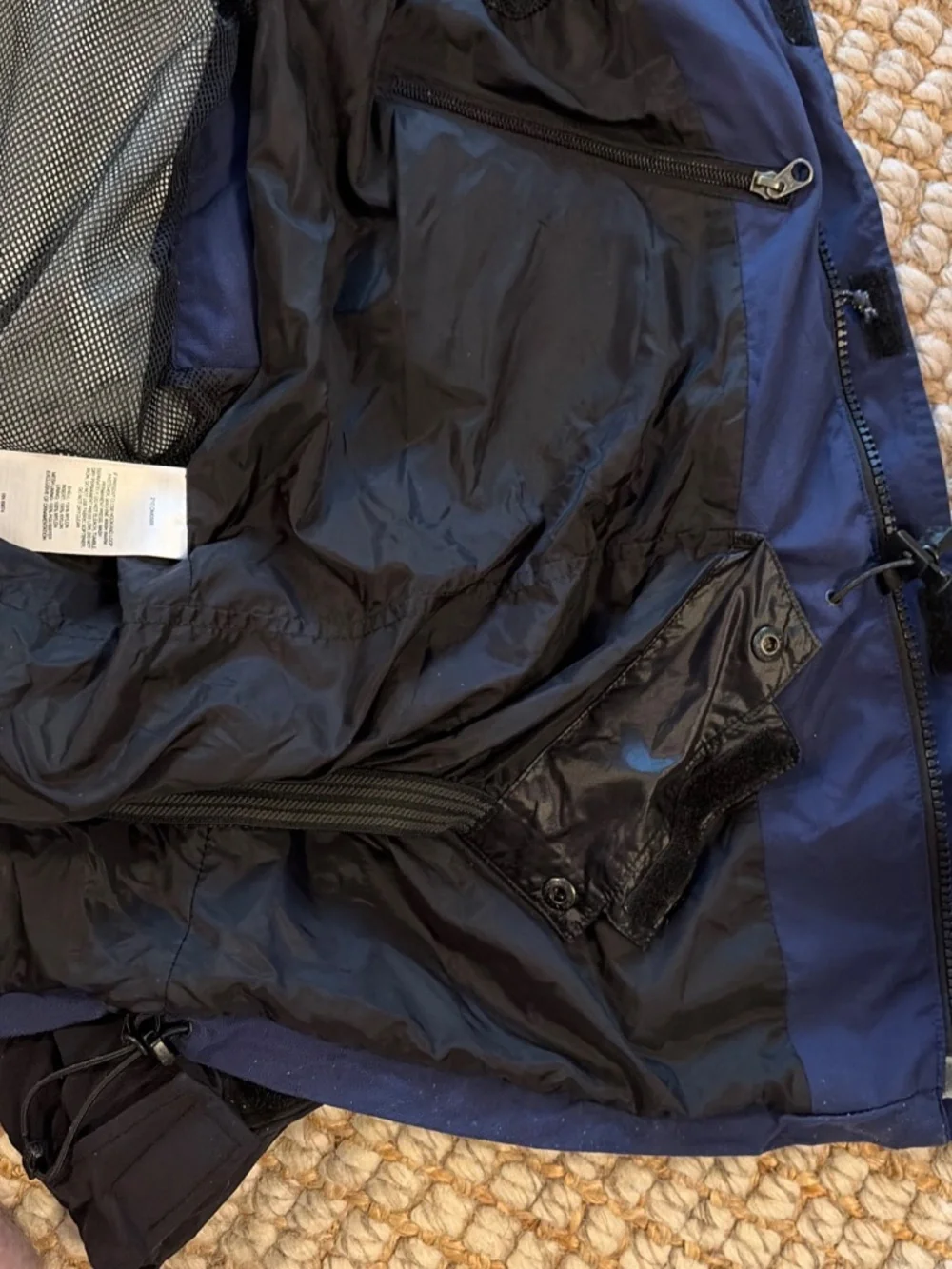 Mountain Hardwear Jacket Mens Large Blue Hooded Insulated Ski Parka Conduit